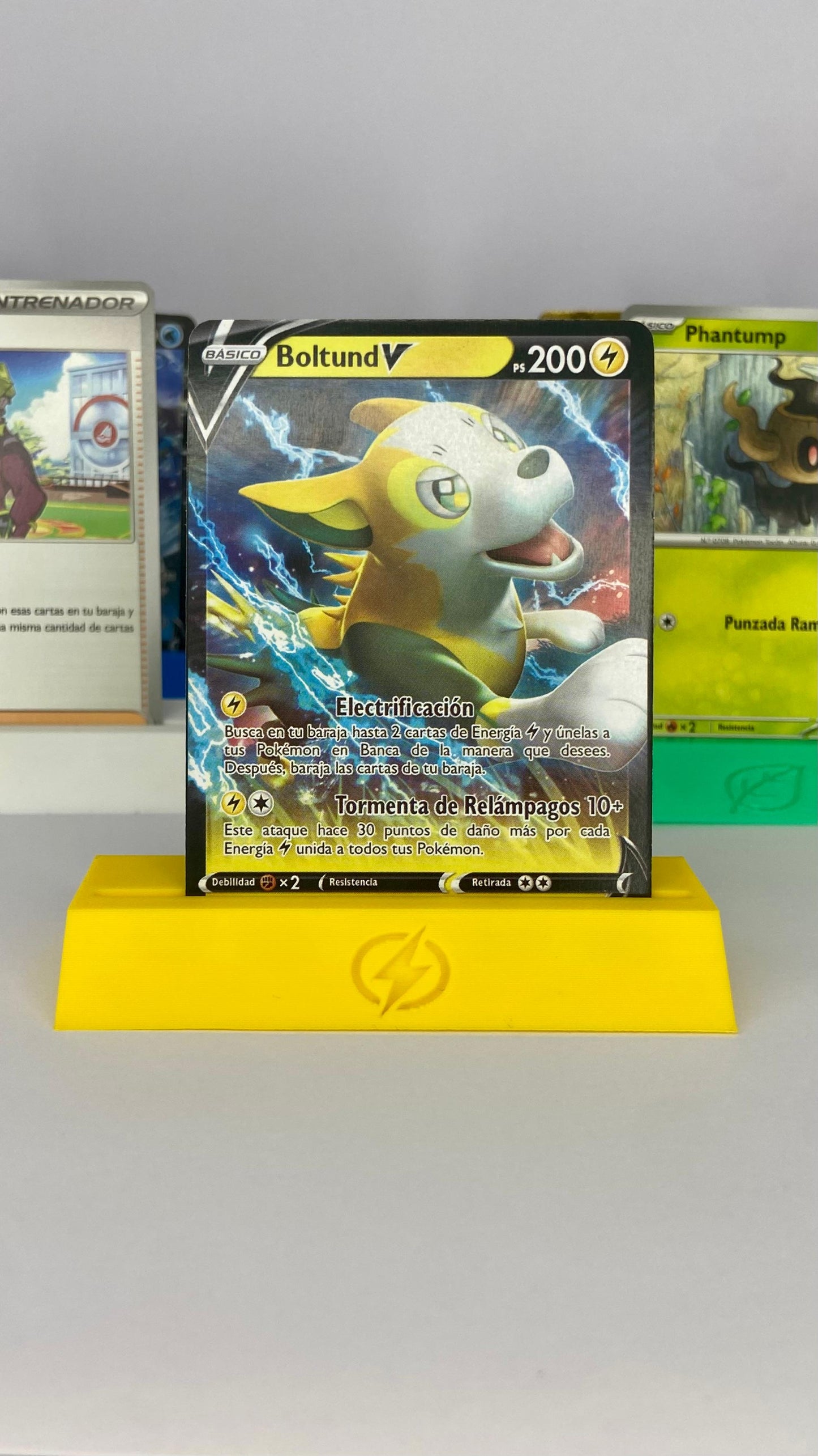 Pack x5 Expositor de Cartas Pokémon TCG - Compatible con Toploaders - 4 energías + 1 pokeballl
