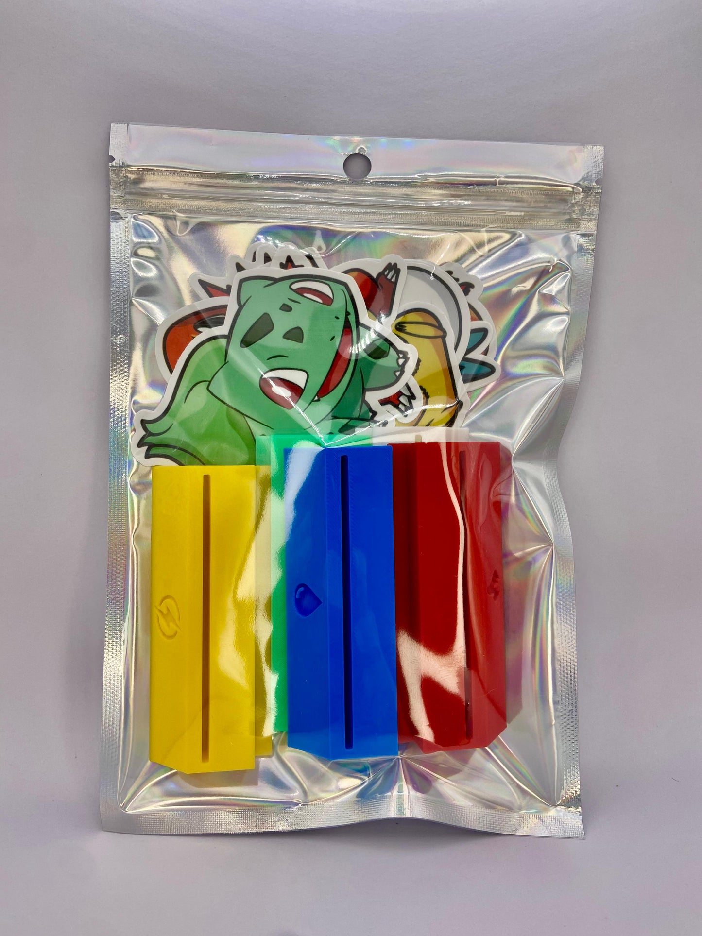 Pack x5 Expositor de Cartas Pokémon TCG - Compatible con Toploaders - 4 energías + 1 pokeballl